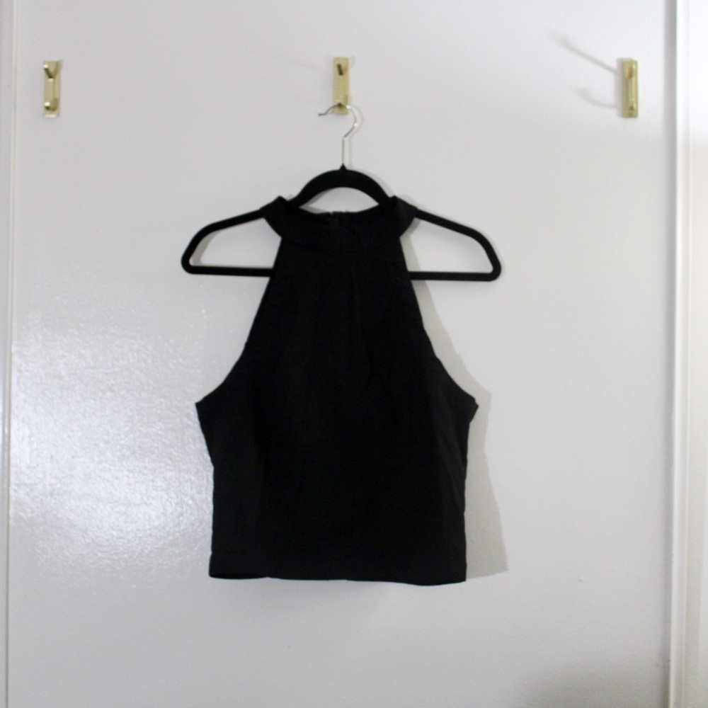 NWOT Anthropologie Sleeveless Zip Back Top